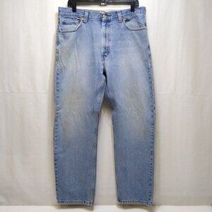 Levi's 505 Regular Fit Men 35x29 Straight Leg Mid-Rise Jeans Red Tag Vintage